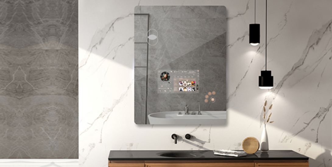 wall mounted bathroom mirror