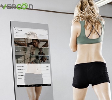 피트니스 트레이닝을 위한 Fitbathmirror Gym 스마트 미러